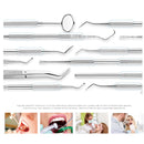 Stainless Steel Dental Tools Set Oral Care Kit with Metal Storage Case-11