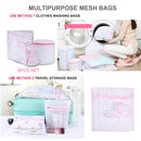 Washing Bag Pack Set Of 6 Laundry Bags Mesh Lingerie Delicate clothes Wash Bags-2