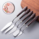 Cake Cream Spatula 5 Pcs/Set Stainless Steel Frosting Spatula Baking Pastry Tools-3