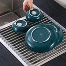 Kitchen Roll-Up Dish Drying Rack Foldable Drainer Over Sink 304-Stainless Steel(Medium:47*30cm)-6