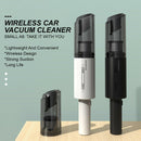 Wireless Charge 6000Pa Suction Powerful Portable Car Vacuum Cleaner Home Duster(White)-2