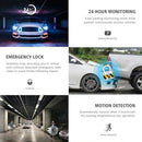 Front and Rear Triple Lens Dash Cam 1080P HD Three-Lens Driving Recorder Reversing Visual Recording-9