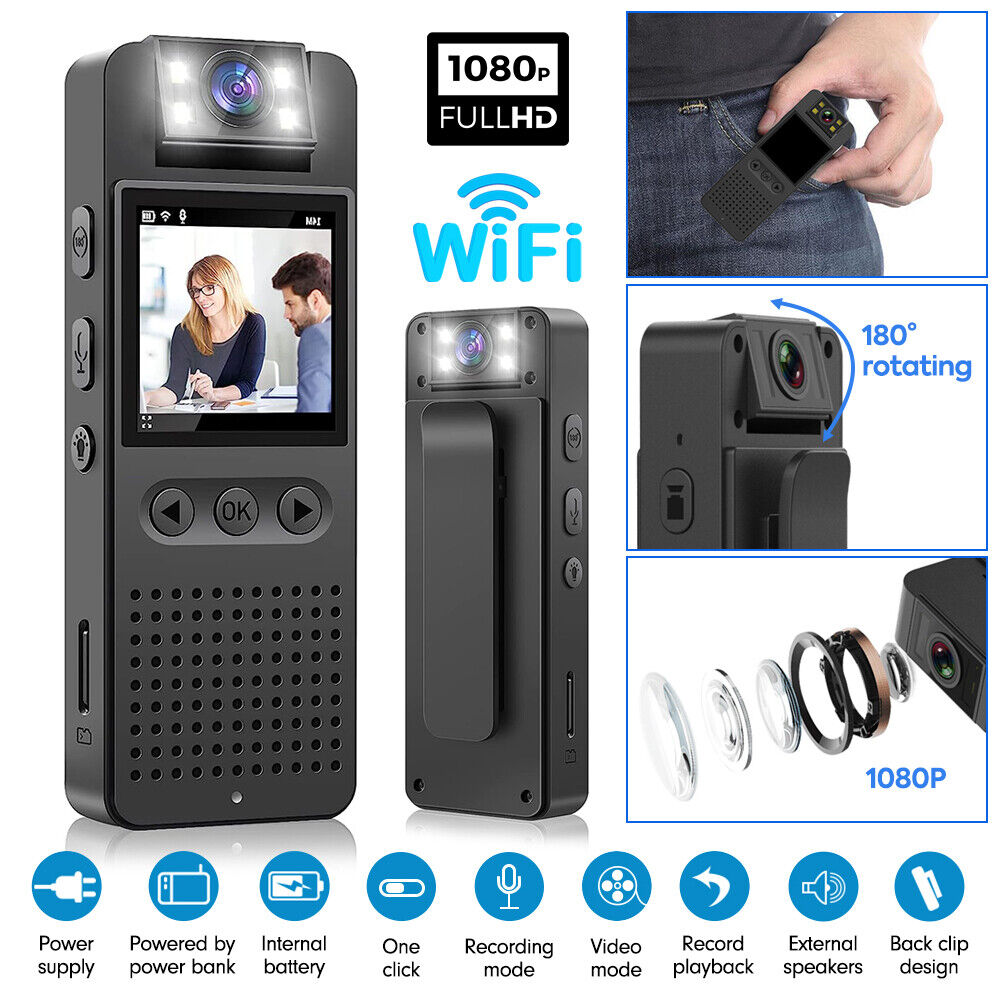 1080P Wifi HD Stable Riding Camera Wearable Video Recorder Comes With 64G SD Card - 0