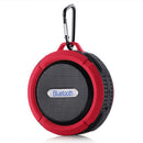 Portable Waterproof Wireless Mini Bluetooth Music Speaker (Red)-1