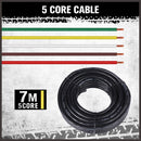 12V LED Trailer Tail Light Kit Pair Plug 7m 5 Core Wire 7 Pin Flat Plug Ute Set-8