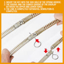 400W Drain Cleaner Electric Eel Rigid Plumbing Sewerage Pipe Machine 6 Cutters-6