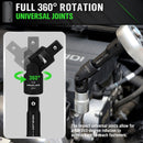 SWANLAKE 18Pcs Drive Tool Accessory Set Extension Bars Impact Universal Joint-5