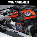 HORUSDY 3Pc Orange Magnetic Parts Tray Set Tool Trays Storage Organizer Screw-9