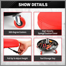 SEDY 150kg Load Pneumatic Roller Seat Mechanic Rolling Stool With Tool Tray AU-8