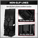 SEDY 2Pcs 2 Ton Heavy Duty Car Ramps 17cm Rise Antiskid Vehicle Service Ramp Au-9