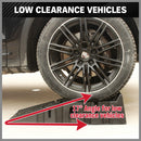 SEDY 2Pcs 2 Ton Heavy Duty Car Ramps 17cm Rise Antiskid Vehicle Service Ramp Au-10