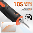 HORUSDY 8W 4V Max Cordless Soldering Iron Rechargeable with Lithium-Ion Battery-5