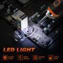 HORUSDY 8W 4V Max Cordless Soldering Iron Rechargeable with Lithium-Ion Battery-7