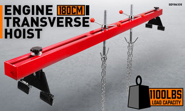 HORUSDY 1.8M Engine Support Bar Engine Load Leveler Transmission Dual Hook 500Kg - 0