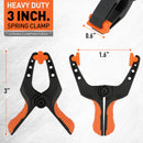 16Pcs 3" Spring Clamps Plastic Clamps Gluing Clamping Securing DIY Photography-4