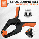 16Pcs 3" Spring Clamps Plastic Clamps Gluing Clamping Securing DIY Photography-5