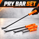 HORUSDY 4-Piece Pry Bar Set, Heavy Dutyt with Ergonomic Handles and Black Oxide Finish, Ideal for Mechanics and DIY Projects-2