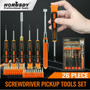 26Pc Precision Screwdriver Set Magnetic Pickup Hex Torx Philip Flat Bits Drive-2