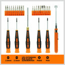 26Pc Precision Screwdriver Set Magnetic Pickup Hex Torx Philip Flat Bits Drive-4