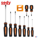 10Pcs Magnetic Screwdriver Set Phillips Slotted Magnetizer Non-Slip Handle Tool-2