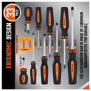 10Pcs Magnetic Screwdriver Set Phillips Slotted Magnetizer Non-Slip Handle Tool-3