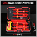 SEDY 13Pcs 1000V Magnetic Insulated Electrician Screwdriver Set VDE Certified-4