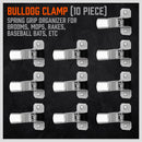 HORUSDY Spring Grip Mop & Broom Holder Wall Mounted Garden Tools Storage Clip-4