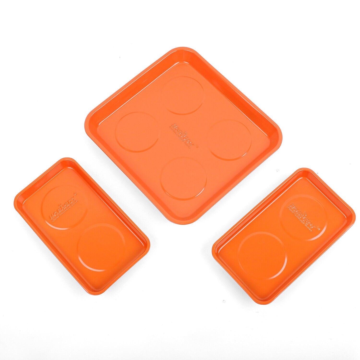 HORUSDY 3Pcs Magnetic Parts Tray Set Small Parts Tool Organization Non Slip