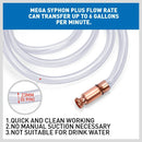 HORUSDY 3M / 10FT Siphon Hose, Multi-Purpose Super Easy Self Priming Siphon Pump with Copper Attachment, for Gas, Oil, Water, Fuel Transfer-3