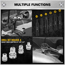 ELEAD 33Pcs Ratchet Wrench Set SAE Metric Wrench Phillips Slotted Bits Adapter-8