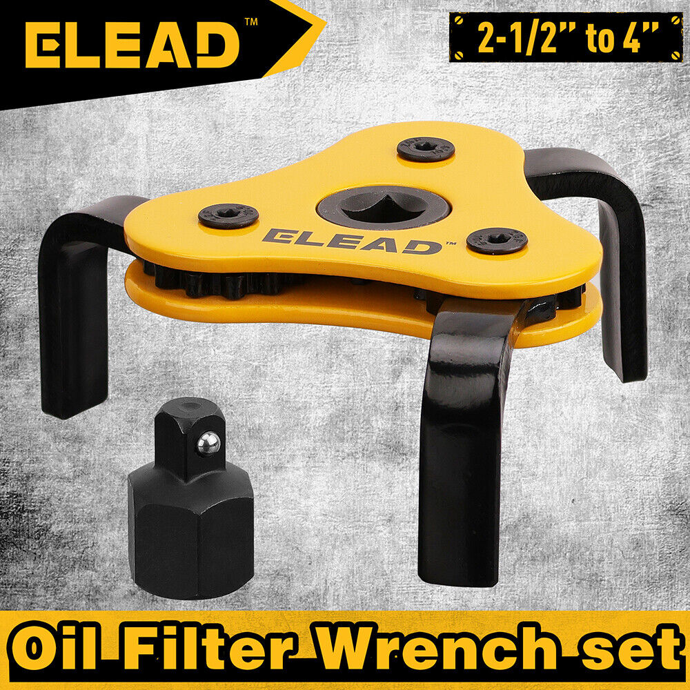 ELEAD Oil Filter Wrench Set Adjustable Oil Filter Removal Tool Automotive Use - 0