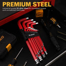 ELEAD 13Pc Extra Large Hex Key Set Long Allen Key Wrench Ball End SAE 5/64"-3/4-11