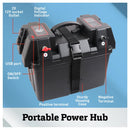 12V 100AH Deep Cycle Battery Box Portable Power Storage Marine Solar USB Camping-3