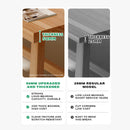 1.8M Solid Wood Dining Table Square Dining Table Dining Table Kitchen Furniture-5