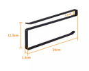 Paper Roll Holder Under Cabinet Black-4