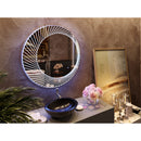 Bucciano Round LED Bathroom Wall Mirror-3