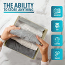 SORTI 33x33x27 CM White 6-Pack Foldable Storage Cubes - Fabric Bookcase Organizers for Toys and More-5