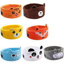 Cute Bluetooth Headband Headphones Wireless Sleep Music Mask with Mic - Yellow-Bear-2