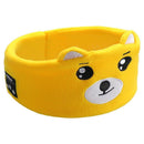 Cute Bluetooth Headband Headphones Wireless Sleep Music Mask with Mic - White-Panda-9