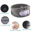 Cute Bluetooth Headband Headphones Wireless Sleep Music Mask with Mic - Brown-Bear-4