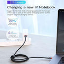Red Black Baseus 60W 100W USB C to Type C Charger Cable PD Fast Charge For Samsung - 2m 100w-8