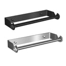Paper Towel Holder Under Cabinet Wall Mount Stainless Steel Rack Kitchen - Silver-3