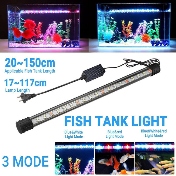 Aquarium Fish Tank Light LED Waterproof Full Spectrum Aqua Lamp RGB - 67cm 106Led