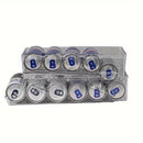 Double Tier Drinks Organiser Drawer Shelf Storage Rack Beverage Dispenser Holder-12