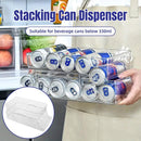 Double Tier Drinks Organiser Drawer Shelf Storage Rack Beverage Dispenser Holder-1