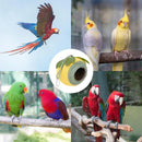 Bird Nest Parrot Nest Coconut Shell Braided Twine Colourful Cage Hanging Bed - White-Brown-Screw Model-12
