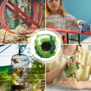 Hanging Warm Cotton Nest Hammock Cozy Bed for Parrots and Other Bird Species - Green-6
