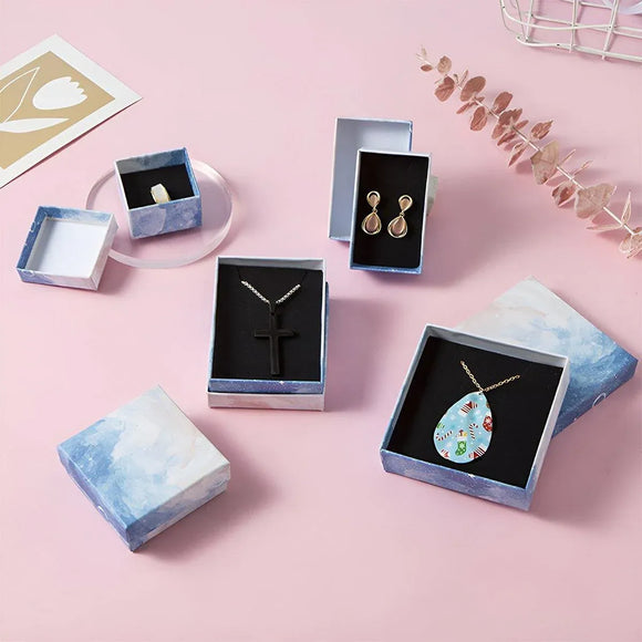 20PCS Cloud Jewelry Box Earrings Necklace Ring Bracelet DisplayOrganizer - 7*9*3cm（Box）