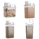Sealed Household Grain Storage Box Transparent Rice Bucket Kitchen Storage - 2300ml-3