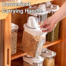 Sealed Household Grain Storage Box Transparent Rice Bucket Kitchen Storage - 2300ml-10